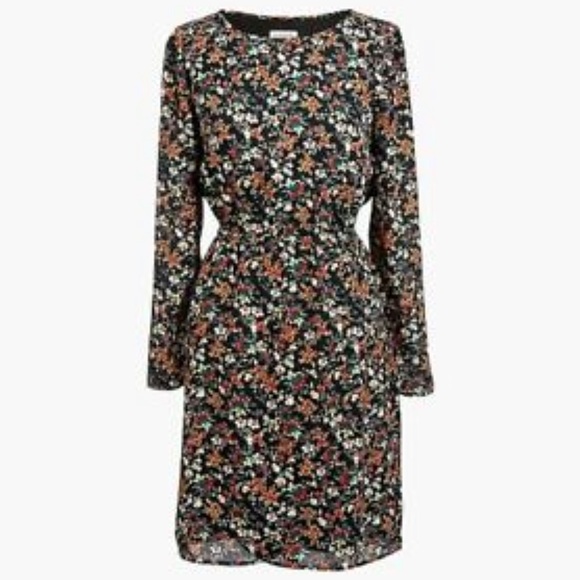 NWT J Crew Mercantile J6386 Floral Print Tulip Dress Women’s Size 4 - Picture 4 of 4